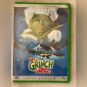 Dr. Seuss' How the Grinch Stole Christmas DVD - Green Case
